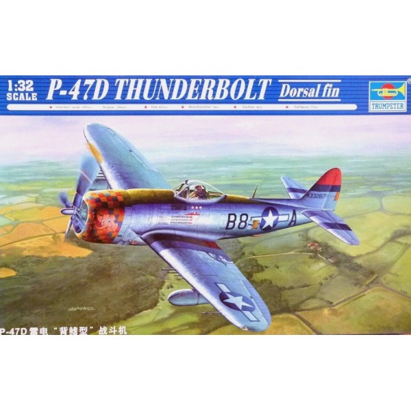 συναρμολογουμενα μοντελα αεροπλανων - συναρμολογουμενα μοντελα - 1/32 P-47D THUNDERBOLT ''DORSAL FIN'' ΑΕΡΟΠΛΑΝΑ
