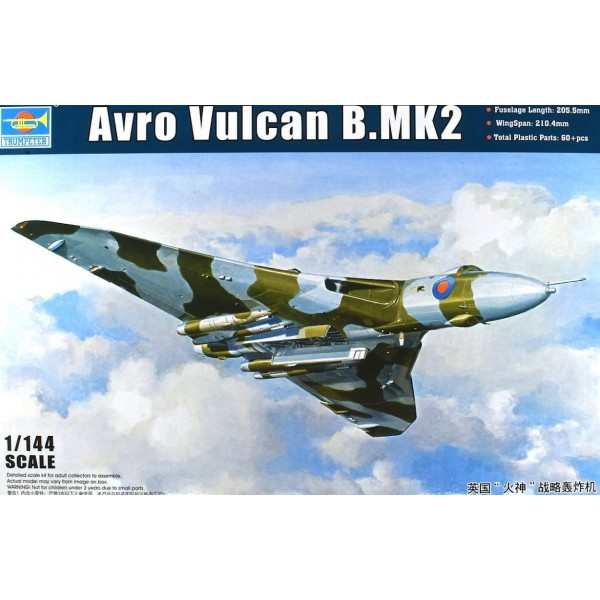 συναρμολογουμενα μοντελα αεροπλανων - συναρμολογουμενα μοντελα - 1/144 AVRO VULCAN B Mk.2 ΑΕΡΟΠΛΑΝΑ