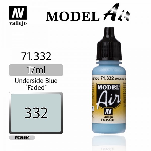 χρωματα μοντελισμου - MODEL AIR UNDERSIDE BLUE ''FADED'' FS35450 17ml VALLEJO ΑΚΡΥΛΙΚΑ MODEL AIR 17ml