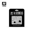 χρωματα μοντελισμου - HOBBY STENCILS SPLASH & STAINS (1/35 Scale) VALLEJO STENCILS
