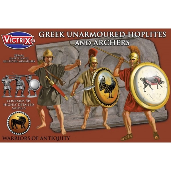συναρμολογουμενες φιγουρες - συναρμολογουμενα μοντελα - 1/56 GREEK UNARMOURED HOPLITES AND ARCHERS ΦΙΓΟΥΡΕΣ
