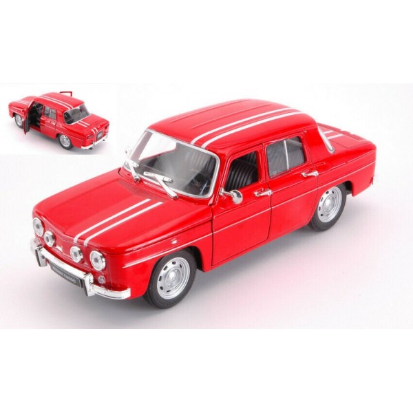 ετοιμα μοντελα αυτοκινητων - ετοιμα μοντελα - 1/24 RENAULT R8 GORDINI 1964 RED w/ WHITE STRIPES ΑΥΤΟΚΙΝΗΤΑ