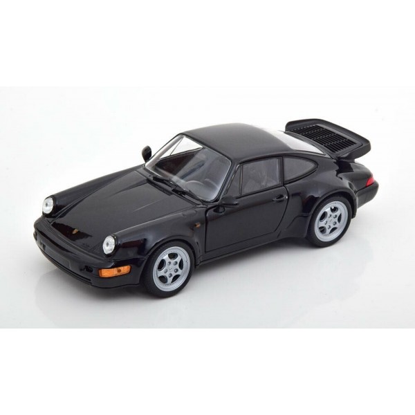 ετοιμα μοντελα αυτοκινητων - ετοιμα μοντελα - 1/24 PORSCHE 911 (964) TURBO 1990 BLACK ΑΥΤΟΚΙΝΗΤΑ