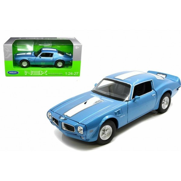 ετοιμα μοντελα αυτοκινητων - ετοιμα μοντελα - 1/24 PONTIAC FIREBIRD TRANS AM 1972 BLUE w/ WHITE STRIPE ΑΥΤΟΚΙΝΗΤΑ