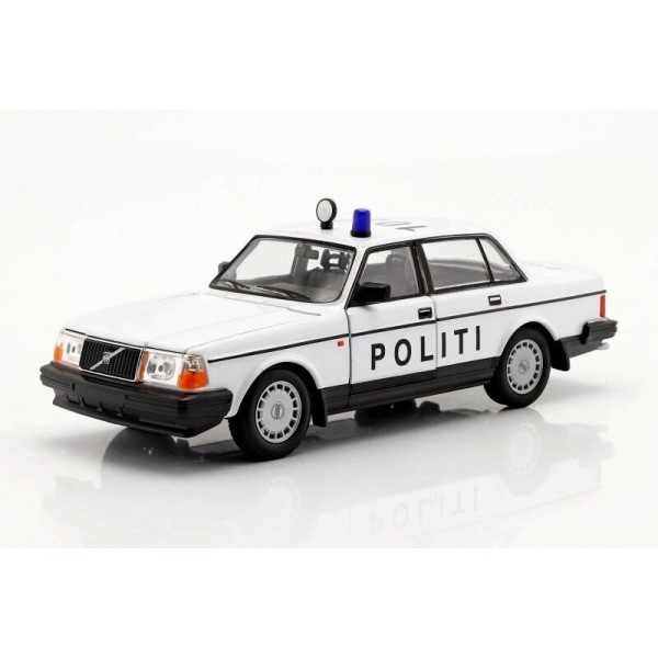 ετοιμα μοντελα αυτοκινητων - ετοιμα μοντελα - 1/24 VOLVO 240 GL 1986 ''DENMARK POLICE'' WHITE ΑΥΤΟΚΙΝΗΤΑ