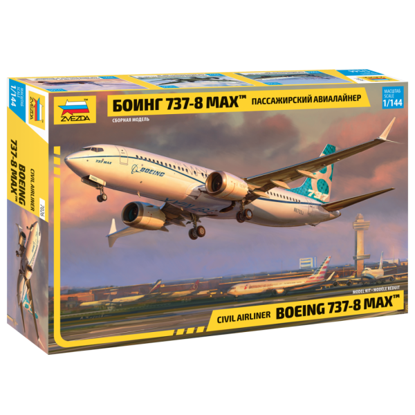 συναρμολογουμενα μοντελα αεροπλανων - συναρμολογουμενα μοντελα - 1/144 BOEING 737-8 MAX CIVIL AIRLINER ΑΕΡΟΠΛΑΝΑ