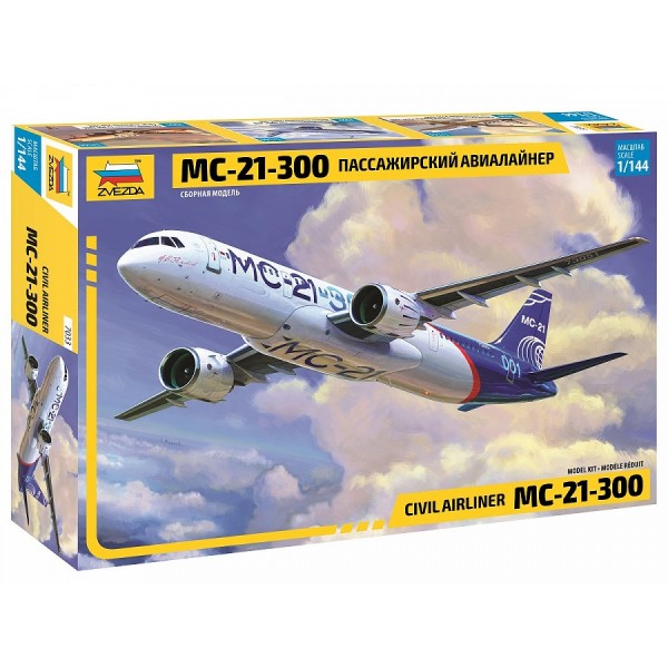 συναρμολογουμενα μοντελα αεροπλανων - συναρμολογουμενα μοντελα - 1/144 CIVIL AIRLINER MC-21-300 ΑΕΡΟΠΛΑΝΑ