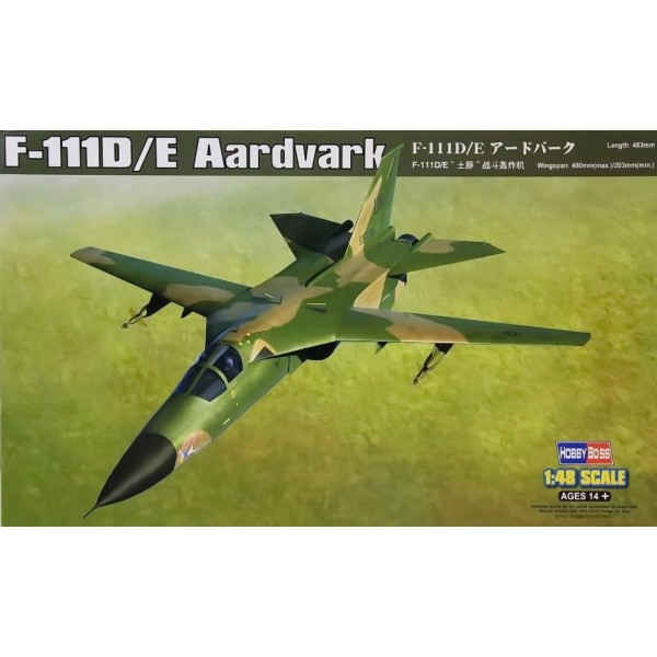 συναρμολογουμενα μοντελα αεροπλανων - συναρμολογουμενα μοντελα - 1/48 F-111D/E AARDVARK ΑΕΡΟΠΛΑΝΑ