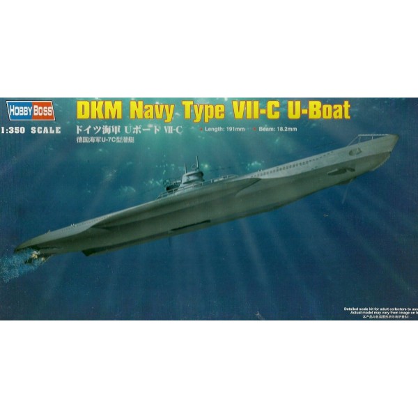 συναρμολογουμενα υποβρυχια - συναρμολογουμενα μοντελα - 1/350 DKM Navy Type VII-C U-Boat ΥΠΟΒΡΥΧΙΑ
